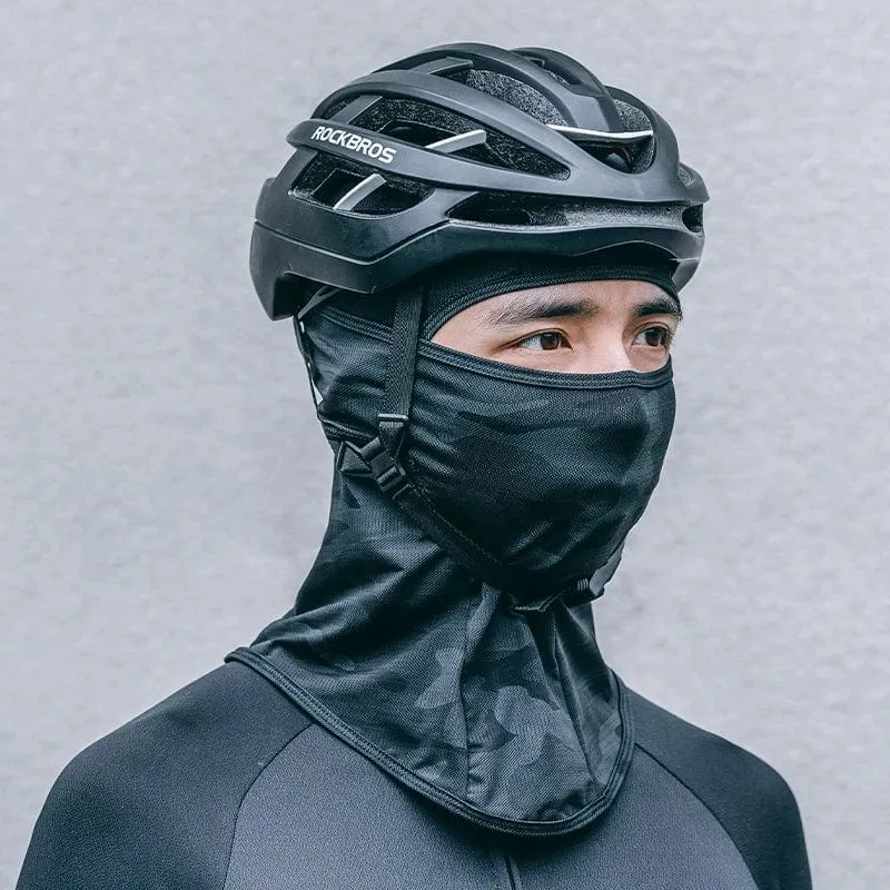 ROCKBROS Fahrradmaske, Vollgesichtsmaske mit UV-Schutz, Fahrradmaske, Sommer-Sturmhaube, Rennrad-Schal, atmungsaktive Outdoor-Ausrüstung