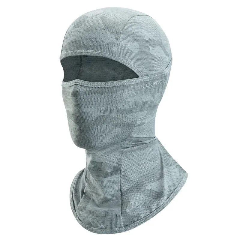 ROCKBROS Fahrradmaske, Vollgesichtsmaske mit UV-Schutz, Fahrradmaske, Sommer-Sturmhaube, Rennrad-Schal, atmungsaktive Outdoor-Ausrüstung