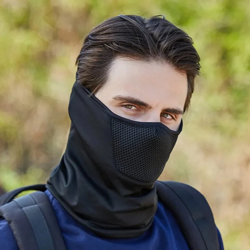 Outdoor Herren Wandern Radfahren Maske Schal Atmungsaktiv Hals Gamasche Sport Motorrad Sommer Sonne Ultra UV Schutz Gesichtsschutz