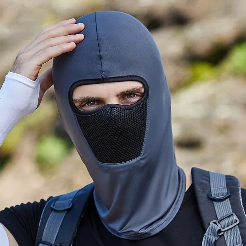 Outdoor Herren Wandern Radfahren Maske Schal Atmungsaktiv Hals Gamasche Sport Motorrad Sommer Sonne Ultra UV Schutz Gesichtsschutz