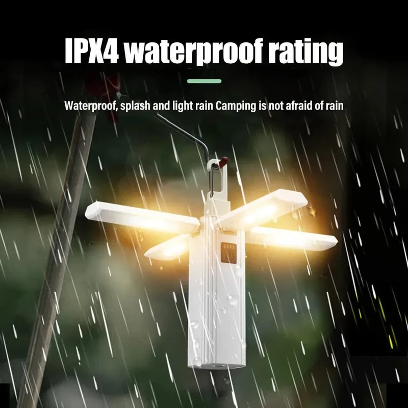 Tragbare LED Camping Licht Outdoor Multifunktionale Zelt Lampe USB Aufladbare Taschenlampe Klapp Camping Lampe