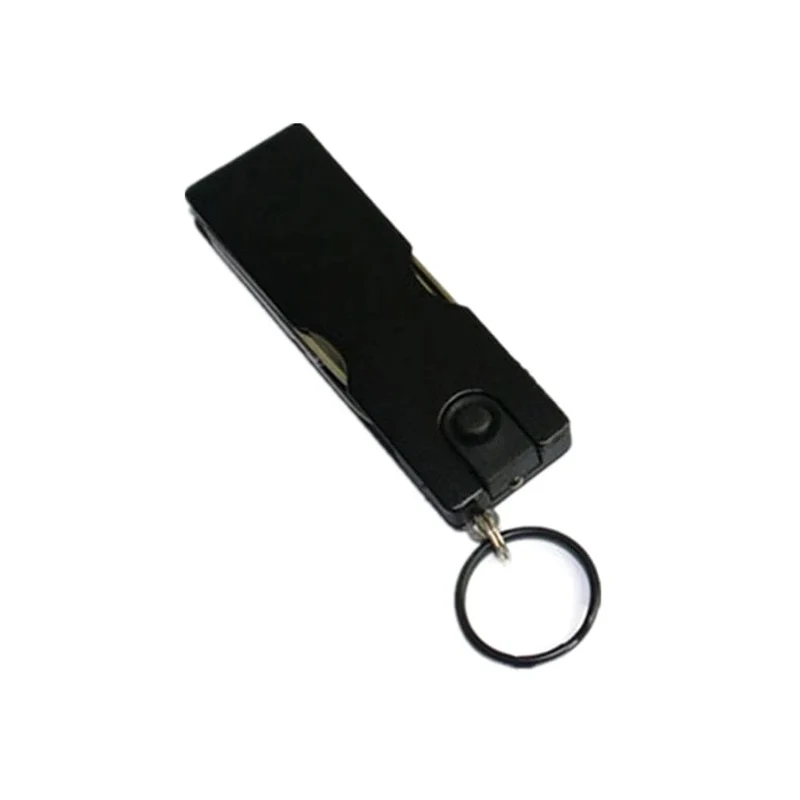 Taschenwerkzeuge, mehrere Wanderausrüstungen, multifunktionaler Mini-Schlüsselanhänger für den Außenbereich, Messer mit LED-Licht, Nagelknipser, Schere, Campingausrüstung