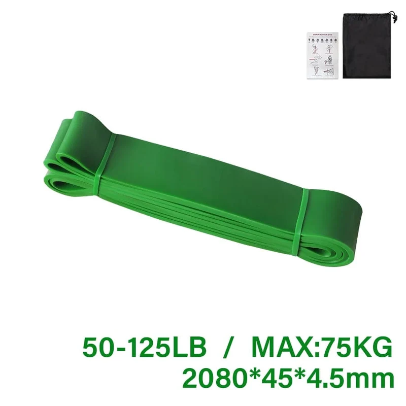 Robustes Latex-Widerstandsband, elastisches Übungsband für Sport, Kraft, Klimmzughilfe, Workout, Pilates, Fitnessgeräte