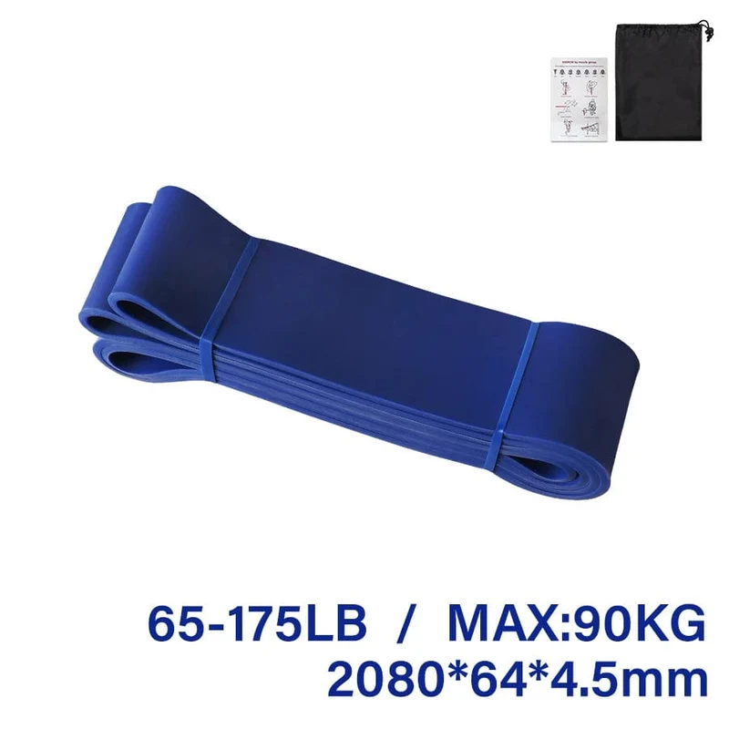 Robustes Latex-Widerstandsband, elastisches Übungsband für Sport, Kraft, Klimmzughilfe, Workout, Pilates, Fitnessgeräte