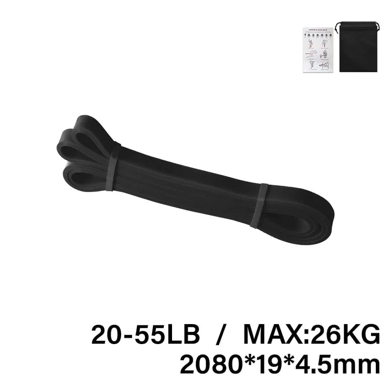 Robustes Latex-Widerstandsband, elastisches Übungsband für Sport, Kraft, Klimmzughilfe, Workout, Pilates, Fitnessgeräte
