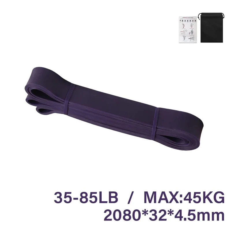 Robustes Latex-Widerstandsband, elastisches Übungsband für Sport, Kraft, Klimmzughilfe, Workout, Pilates, Fitnessgeräte