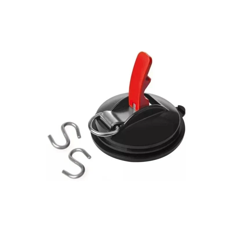 1/2/4 Stück Outdoor-Autohalterung, Gepäckplanen, Zelte mit Sicherungshaken, universell für Auto, LKW, Saugnapf, Anker, robuste Spanngurte