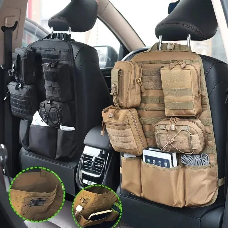 Hängetasche für den Rücksitz des Autos, Organizer für taktisches Zubehör, Aufbewahrungstasche für selbstfahrende Jagd im Freien, klassifizierte Aufbewahrungstasche