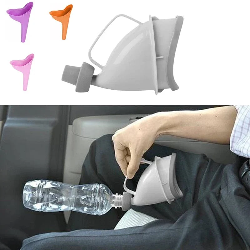 Großer Sale Tragbare Urin Toilette Hilfe Auto Reise Outdoor Erwachsene Urinale Für Mann Frau Kinder Töpfchen Trichter Pinkeln Camping Toilette