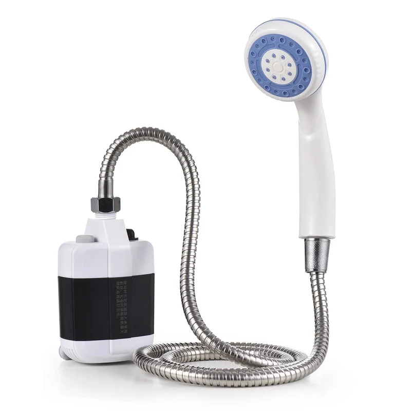 Tragbare Campingdusche für den Außenbereich, wiederaufladbar über USB, elektrische Duschpumpe für Camping, Autowaschen, Gartenarbeit, Haustierreinigung