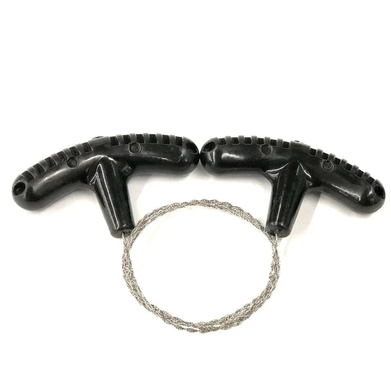 Manuelle Handsäge aus Stahldraht für den Außenbereich, 1/2 m, Handkettensäge, Cutter, tragbar, für Reisen, Camping, Notfallausrüstung, Überlebenswerkzeuge