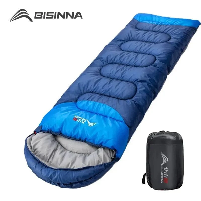 BISINNA Camping-Schlafsack, ultraleicht, wasserdicht, für den Winter, warm, Umschlag, Rucksackreisen, Schlafsäcke für Outdoor-Reisen, Wandern