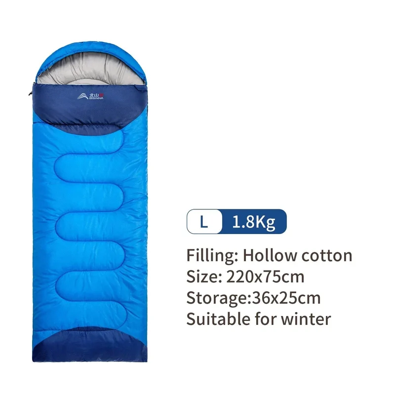 BISINNA Camping-Schlafsack, ultraleicht, wasserdicht, für den Winter, warm, Umschlag, Rucksackreisen, Schlafsäcke für Outdoor-Reisen, Wandern