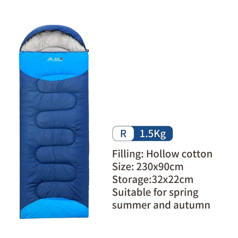 BISINNA Camping-Schlafsack, ultraleicht, wasserdicht, für den Winter, warm, Umschlag, Rucksackreisen, Schlafsäcke für Outdoor-Reisen, Wandern