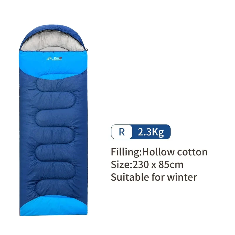 BISINNA Camping-Schlafsack, ultraleicht, wasserdicht, für den Winter, warm, Umschlag, Rucksackreisen, Schlafsäcke für Outdoor-Reisen, Wandern