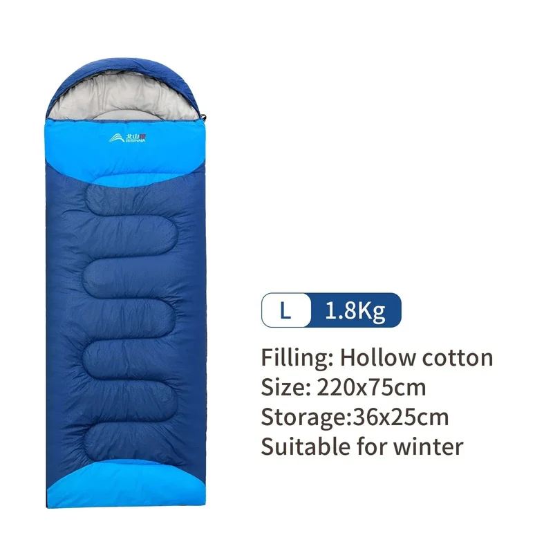 BISINNA Camping-Schlafsack, ultraleicht, wasserdicht, für den Winter, warm, Umschlag, Rucksackreisen, Schlafsäcke für Outdoor-Reisen, Wandern