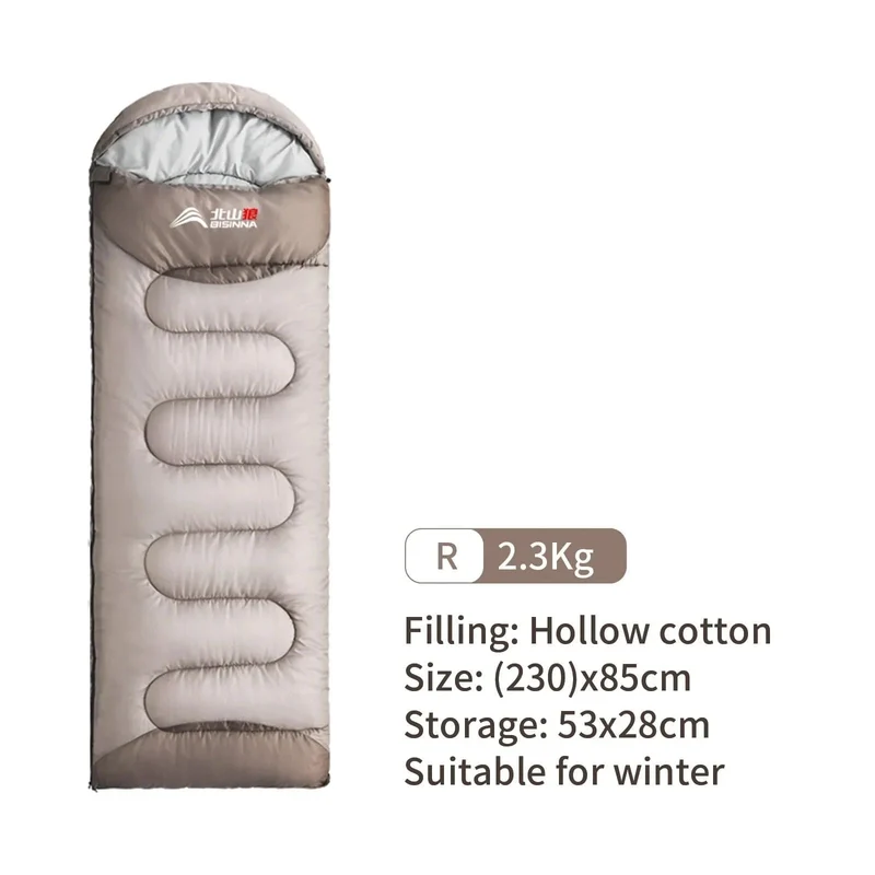 BISINNA Camping-Schlafsack, ultraleicht, wasserdicht, für den Winter, warm, Umschlag, Rucksackreisen, Schlafsäcke für Outdoor-Reisen, Wandern