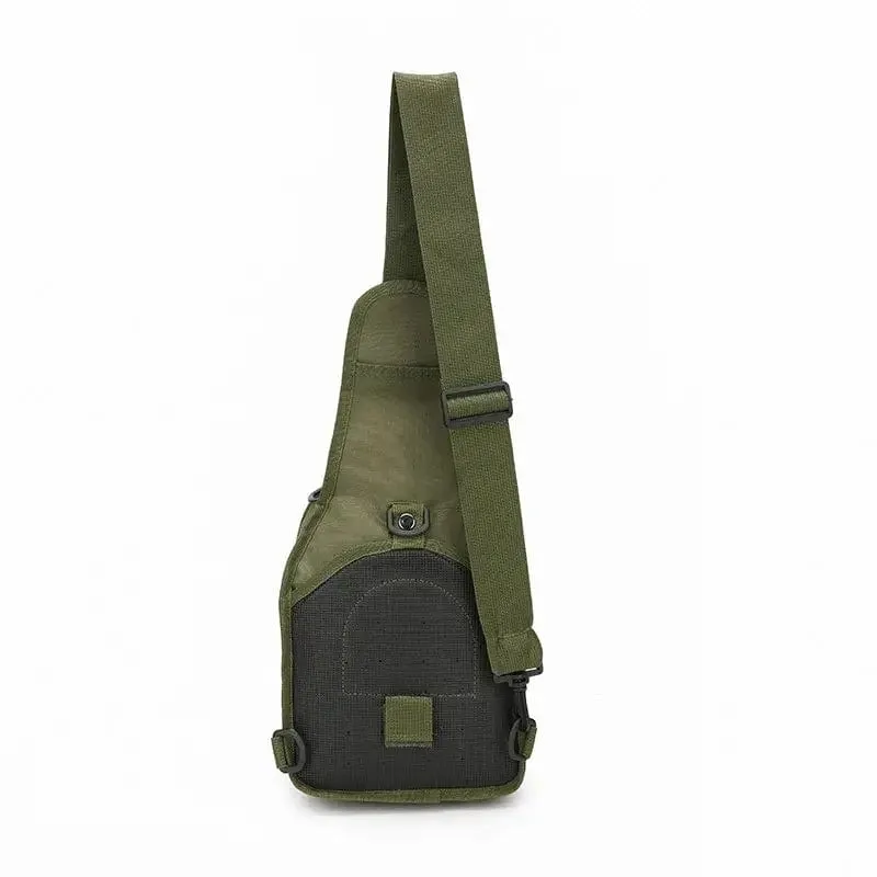 Lässige Camouflage-Mehrfarbige Einzel-Schulter-Outdoor-Sport-Brusttasche Taktische Umhängetasche Kleine Brusttasche Für Militär-Fans