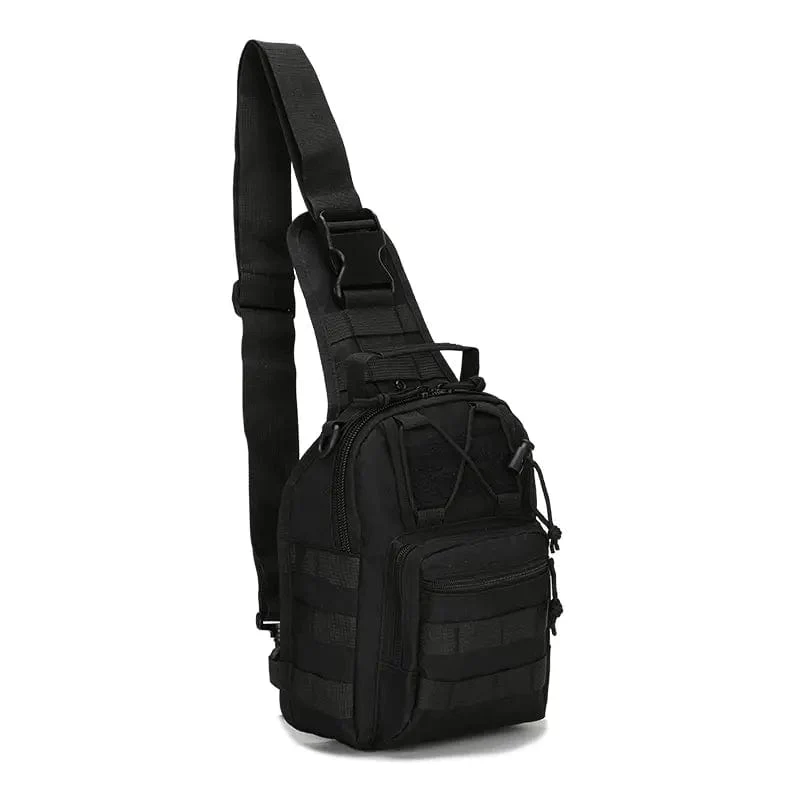 Lässige Camouflage-Mehrfarbige Einzel-Schulter-Outdoor-Sport-Brusttasche Taktische Umhängetasche Kleine Brusttasche Für Militär-Fans