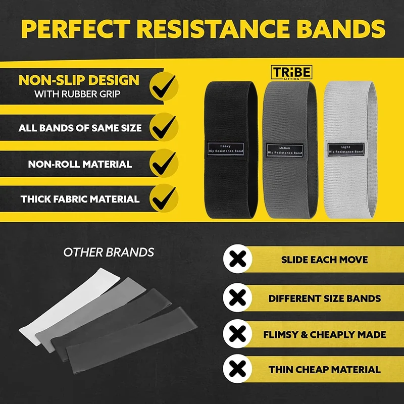Stoff Widerstand Hüfte Booty Bands Gesäß Oberschenkel Elastische Workout Bands Squat Circle Stretch Fitness Streifen Loops Yoga Gym Ausrüstung