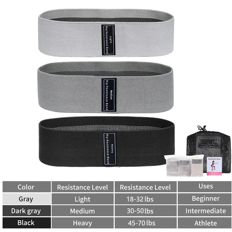 Stoff Widerstand Hüfte Booty Bands Gesäß Oberschenkel Elastische Workout Bands Squat Circle Stretch Fitness Streifen Loops Yoga Gym Ausrüstung
