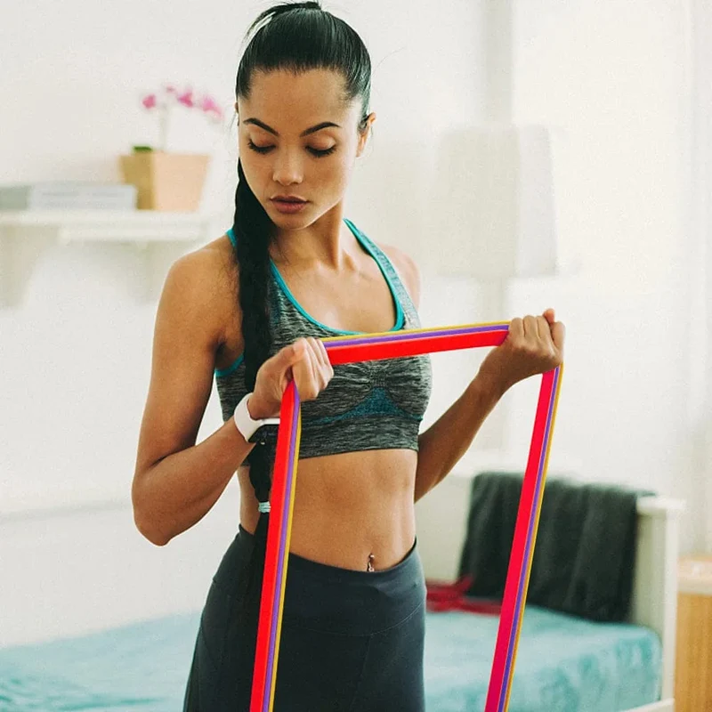 Widerstandsband aus robustem Latex, elastisch, für Krafttraining, Klimmzüge, Hilfsband, Pilates, Fitnessstudio, Fitnessgeräte, Stärkung des Trainings