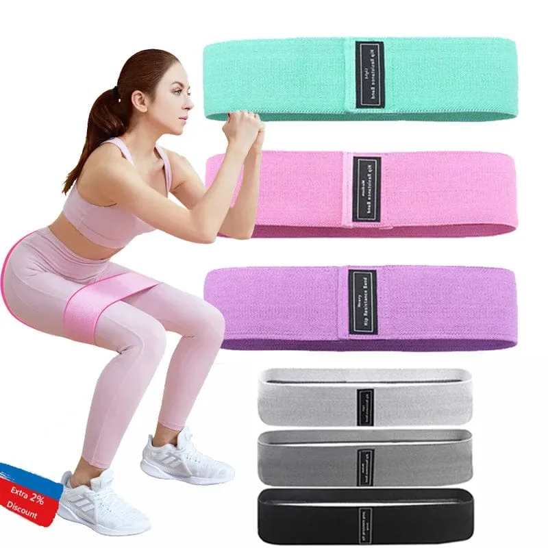 Fitness-Widerstandsband, Gesäß-Expansion, Fitness-Stoff, Gummiband, elastischer Expander, geeignet für Heimtraining, Sportgeräte