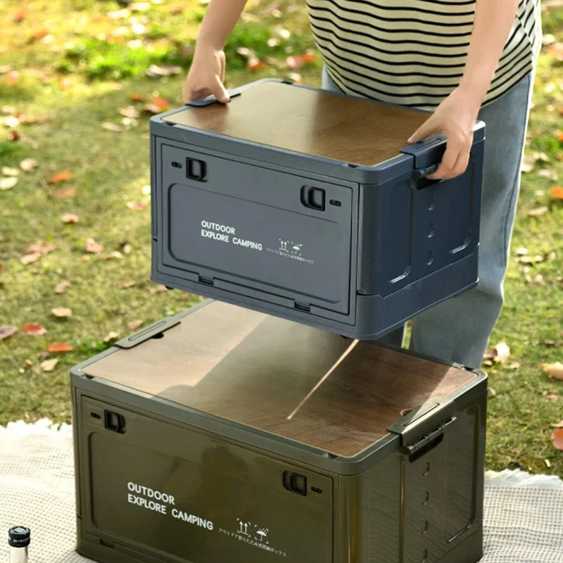 Outdoor Camping Falten Aufbewahrungsbox 30L Große Kapazität Auto Lagerung Lebensmittel Box Outdoor Reise Picknick Lagerung Bin Camping Ausrüstung