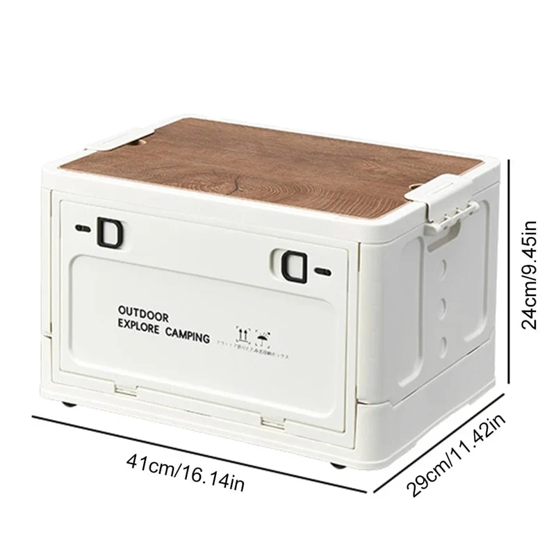 Outdoor Camping Falten Aufbewahrungsbox 30L Große Kapazität Auto Lagerung Lebensmittel Box Outdoor Reise Picknick Lagerung Bin Camping Ausrüstung