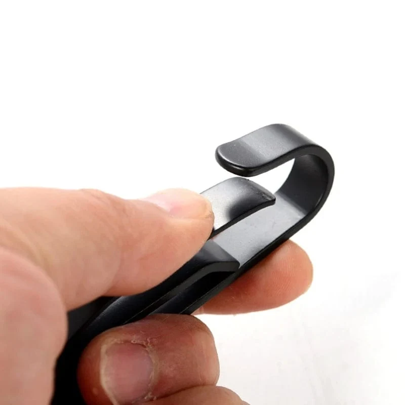 Edelstahl Auto Schlüssel Clip Taille Hängen Schlüsselring Halter Gürtel Outdoor Tragbare Schlüsselbund Schnalle Anti-Verloren Hängen Clip