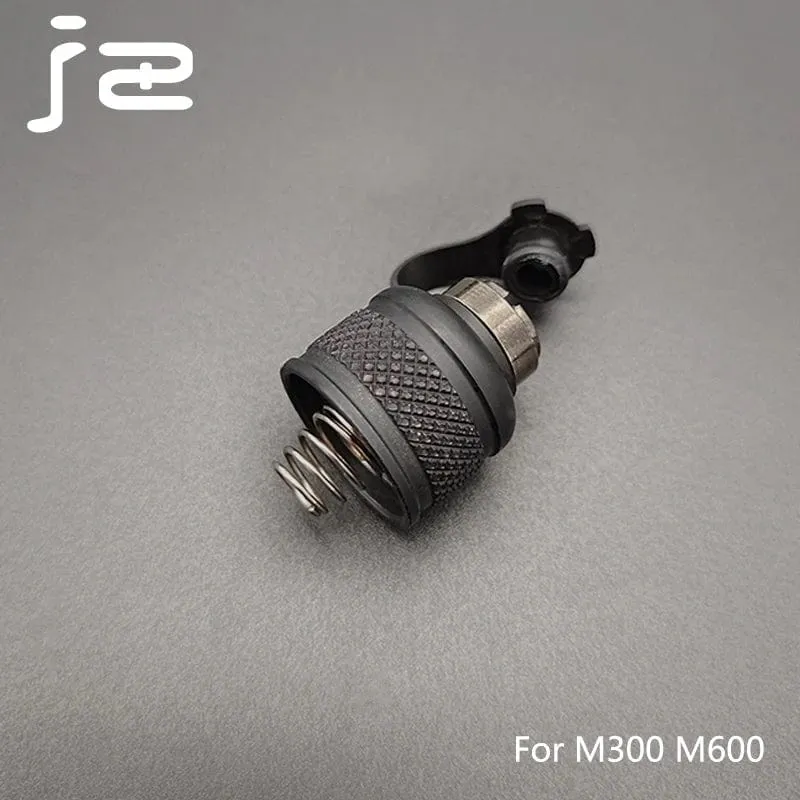 Airsoft M600 M300 PLH-V2 Taschenlampe Schwanz Kappe Schalter Scout Licht Metall End Kappe Taktische Scheinwerfer Dual Funktion Druck Schalter