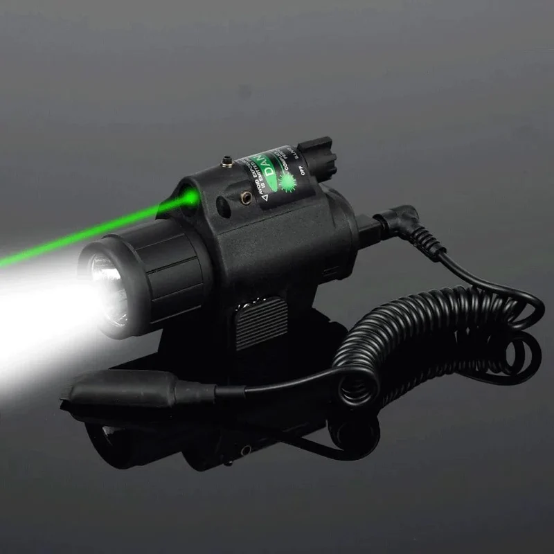 Taktische Waffe Taschenlampe mit Fernbedienung Schalter Red Dot Laser Anblick Militär Pistole Gun Licht für Glock 17 19/20mm Schiene Jagd