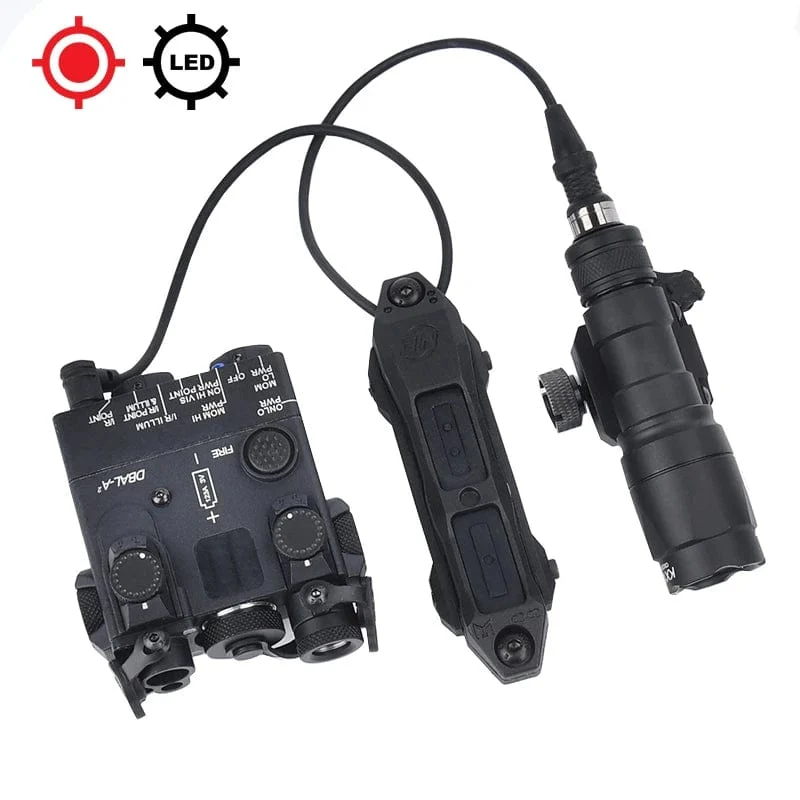 Surefir M600 M600C M600U M300A Airsoft Leistungsstarke Taschenlampe Taktische DBAL Rot Grün Blau Dot Jagd Airsoft Laser Dual Control