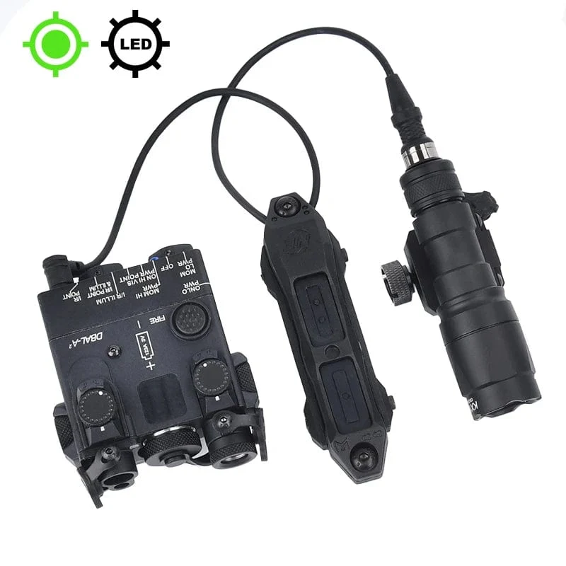 Surefir M600 M600C M600U M300A Airsoft Leistungsstarke Taschenlampe Taktische DBAL Rot Grün Blau Dot Jagd Airsoft Laser Dual Control