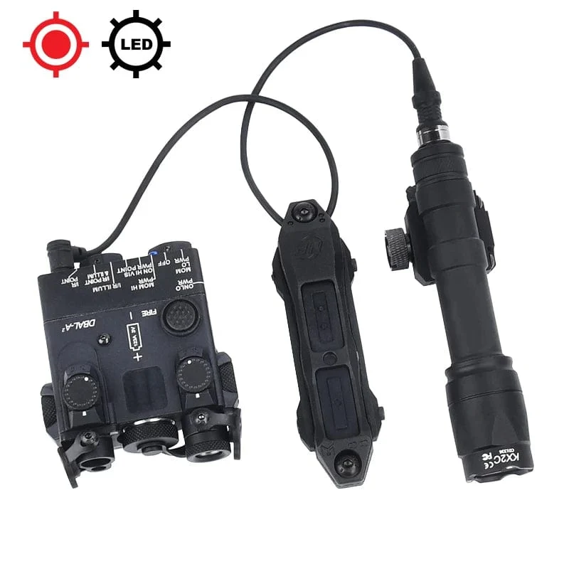 Surefir M600 M600C M600U M300A Airsoft Leistungsstarke Taschenlampe Taktische DBAL Rot Grün Blau Dot Jagd Airsoft Laser Dual Control