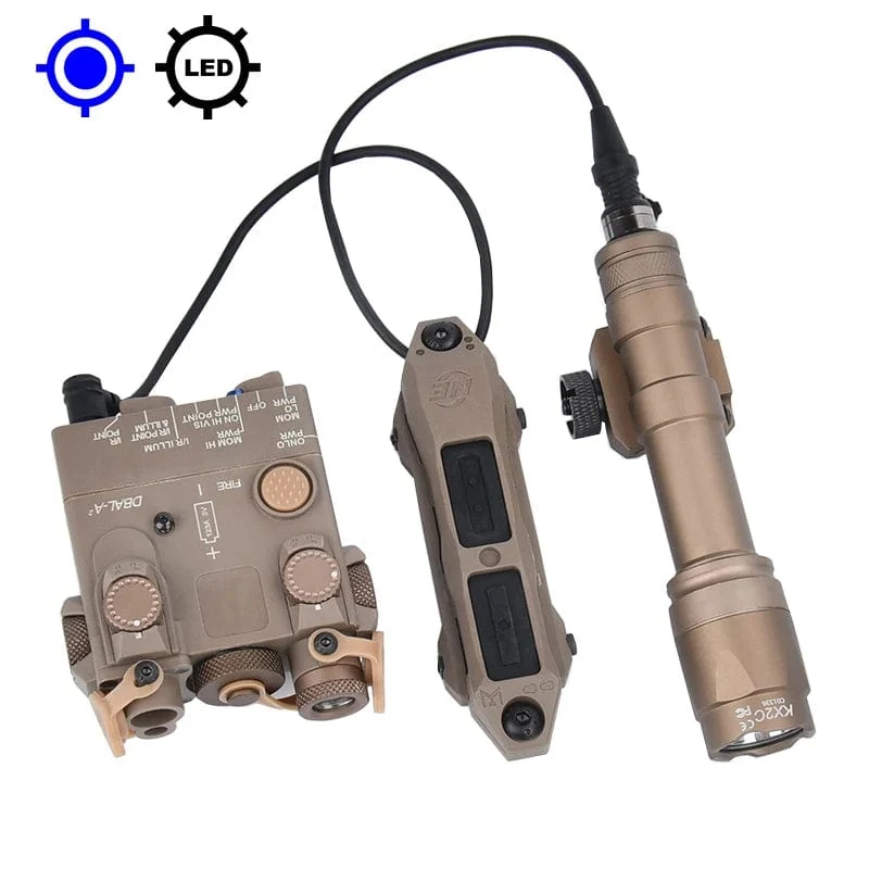 Surefir M600 M600C M600U M300A Airsoft Leistungsstarke Taschenlampe Taktische DBAL Rot Grün Blau Dot Jagd Airsoft Laser Dual Control