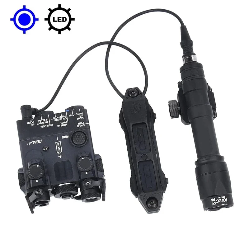 Surefir M600 M600C M600U M300A Airsoft Leistungsstarke Taschenlampe Taktische DBAL Rot Grün Blau Dot Jagd Airsoft Laser Dual Control