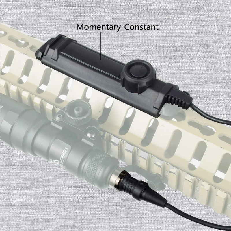 Taktische Druck Dual Funktion Remote Swich SF Stecker Fit SureFire M300 M600 Waffe Taschenlampe Konstante Momentane 20mm Schiene