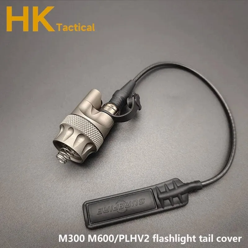 M600 M300 Taschenlampe Schalter Zubehör Scout Licht Waffe Licht Schalter Für Surefire PLH-V2 TAILCAP HINTERE KAPPE