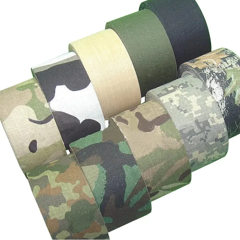 5M Outdoor Duct Camouflage Tape WRAP Jagd wasserdichtes selbstklebendes Camo Tape Stealth Bandage Militär 0.05 m x 5 m / 2 Zoll x 196 Zoll