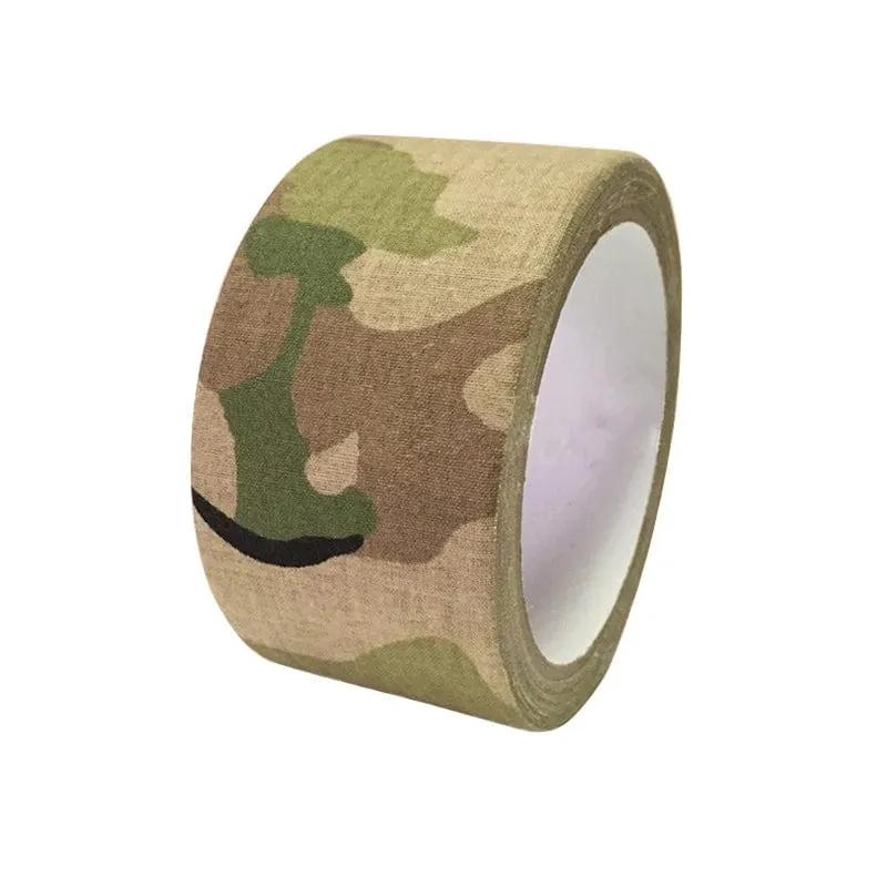 5M Outdoor Duct Camouflage Tape WRAP Jagd wasserdichtes selbstklebendes Camo Tape Stealth Bandage Militär 0.05 m x 5 m / 2 Zoll x 196 Zoll