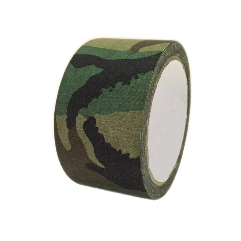 5M Outdoor Duct Camouflage Tape WRAP Jagd wasserdichtes selbstklebendes Camo Tape Stealth Bandage Militär 0.05 m x 5 m / 2 Zoll x 196 Zoll