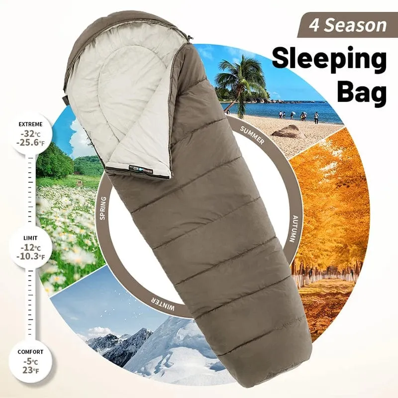 Naturehike Schlafsack MJ300 -1 ℃ Leichte MJ600 -12 ℃ Mumienschlafsack Outdoor Camping Baumwolle Winter Schlafsack