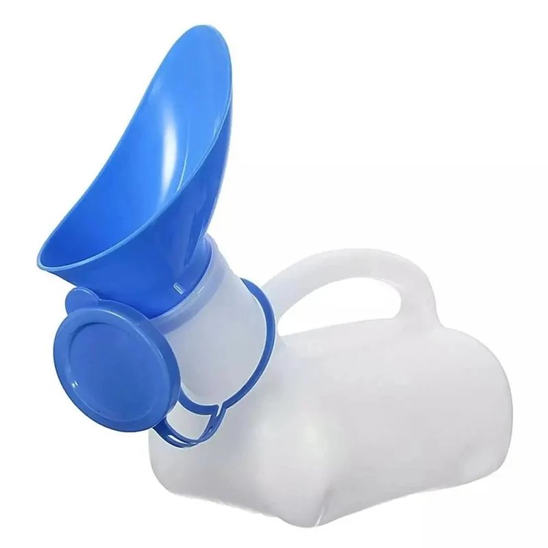 1/2PCS Tragbare Kunststoff Mobile Urinal Wc Hilfe Flasche Outdoor Camping Auto Urin Flasche Für Frauen Männer Reise reise Kit