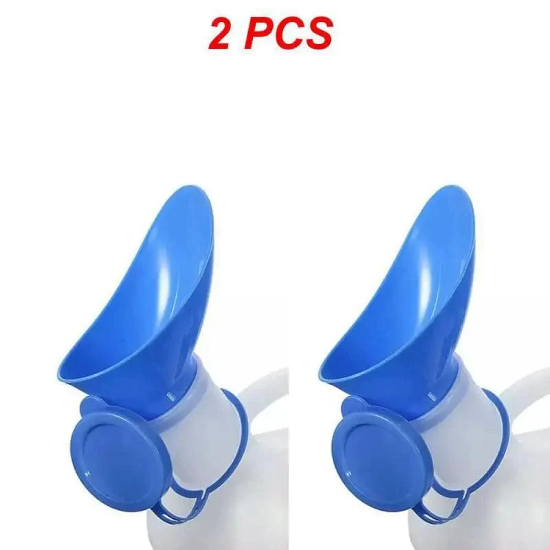 1/2PCS Tragbare Kunststoff Mobile Urinal Wc Hilfe Flasche Outdoor Camping Auto Urin Flasche Für Frauen Männer Reise reise Kit