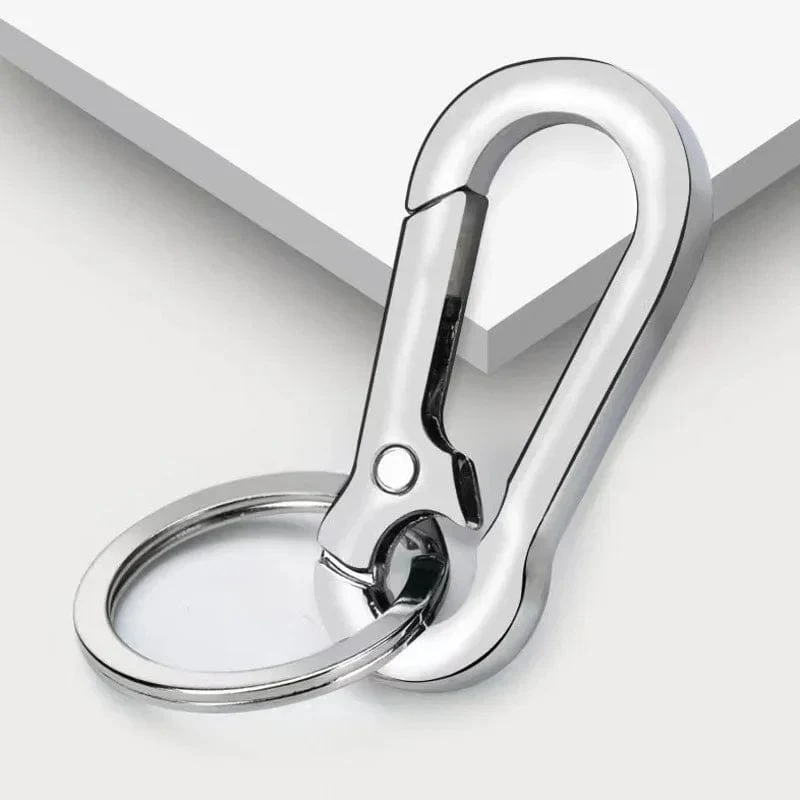 1/5PCS Kürbis Schnalle Schlüsselbund Klettern Haken Auto Schlüsselbund Starke Karabiner Form Schlüsselbund Zubehör Metall Vintage Schlüssel Kette ring