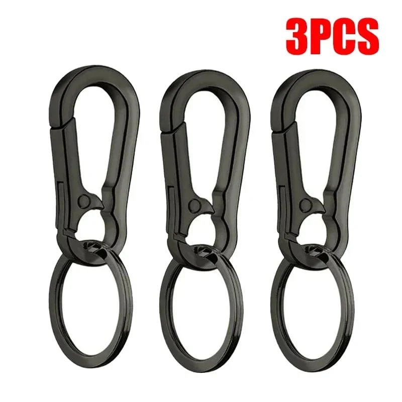 1/5PCS Kürbis Schnalle Schlüsselbund Klettern Haken Auto Schlüsselbund Starke Karabiner Form Schlüsselbund Zubehör Metall Vintage Schlüssel Kette ring