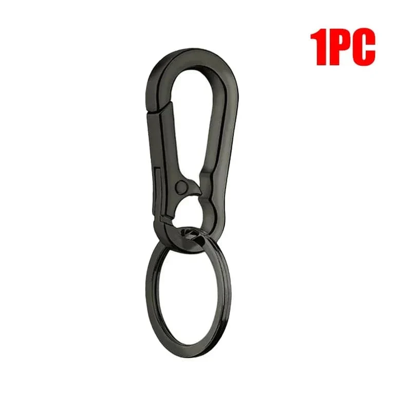 1/5PCS Kürbis Schnalle Schlüsselbund Klettern Haken Auto Schlüsselbund Starke Karabiner Form Schlüsselbund Zubehör Metall Vintage Schlüssel Kette ring