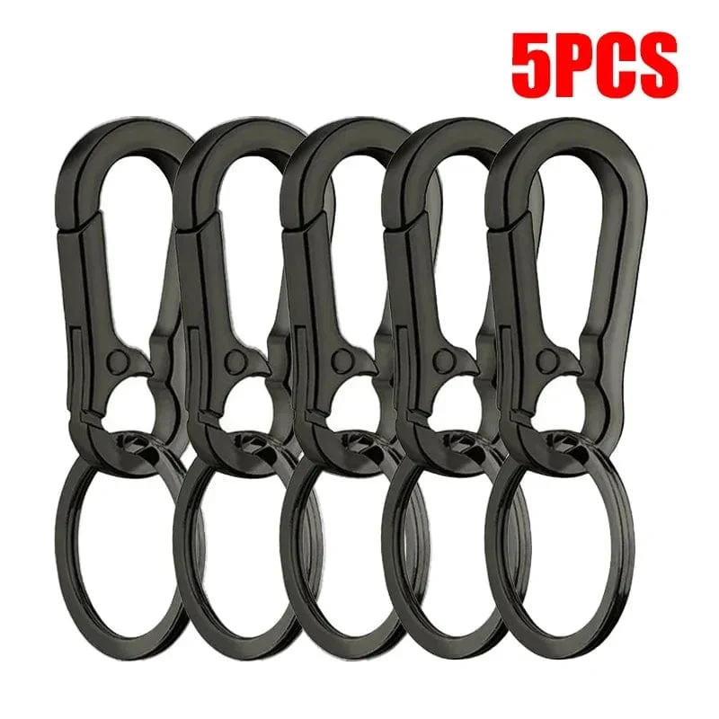 1/5PCS Kürbis Schnalle Schlüsselbund Klettern Haken Auto Schlüsselbund Starke Karabiner Form Schlüsselbund Zubehör Metall Vintage Schlüssel Kette ring