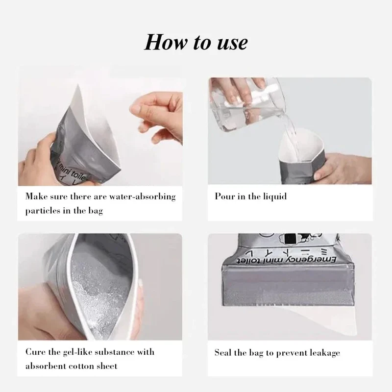5-40PCS Outdoor Notfall Urin Taschen 700ml Easy Take Mini Reise Mobile Toilette Tragbare Urinal Tasche Baby männer Frauen Erbrechen Taschen